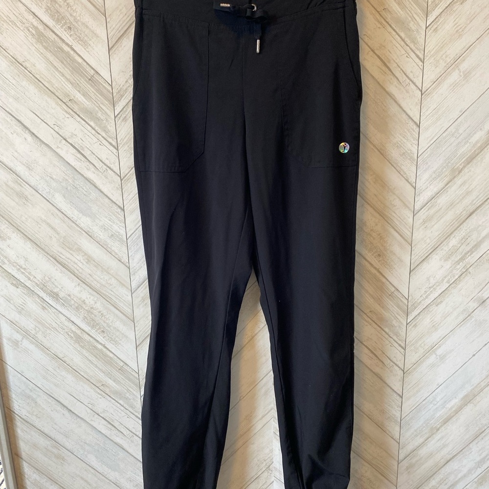 Black Scrub Joggers